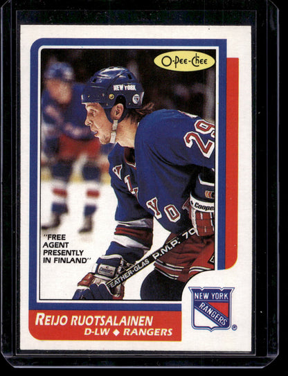 1986-87 O-Pee-Chee - Reijo Ruotsalainen #128