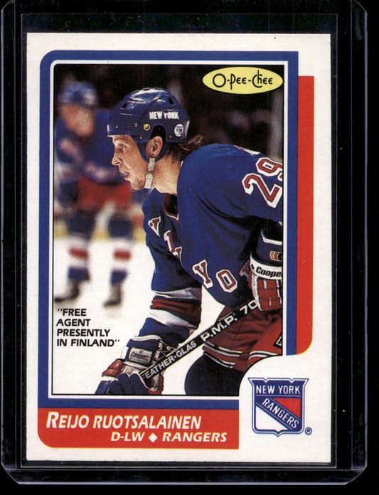 1986-87 O-Pee-Chee - Reijo Ruotsalainen #128