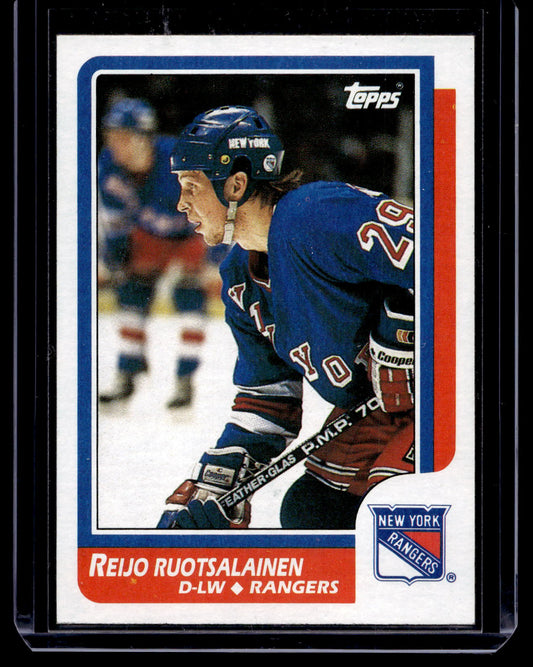 1986-87 Topps - Reijo Ruotsalainen #128