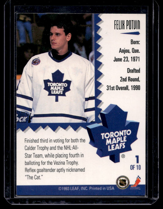 1993-94 Leaf - Painted Warriors - Felix Potvin #1