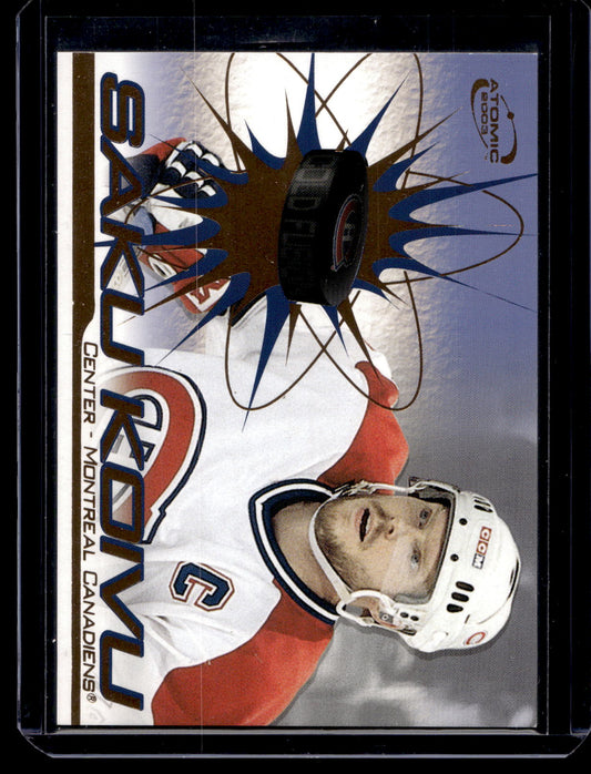 2002-03 Pacific Atomic - Cold Fusion - Saku Koivu #15