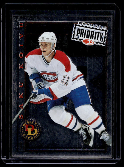 1997-98 Donruss Priority - Direct Deposit - Saku Koivu #21 /3000