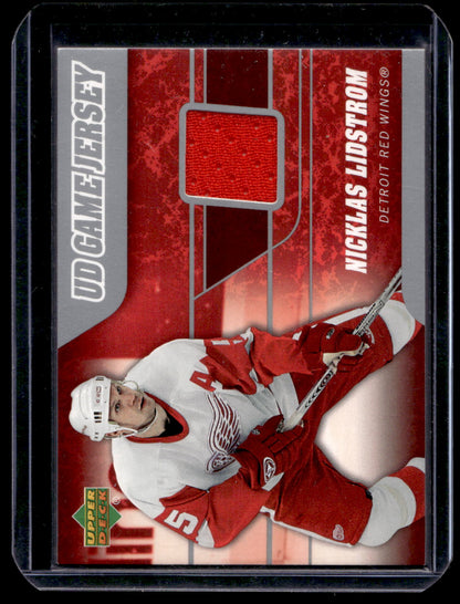 2006-07 Upper Deck - UD Game Jersey - Nicklas Lidstrom #J2-NL
