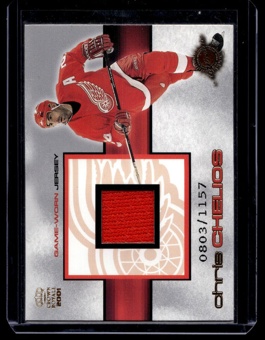 2000-01 Pacific Crown Royale - Game-Worn Jerseys - Chris Chelios #13 /1157
