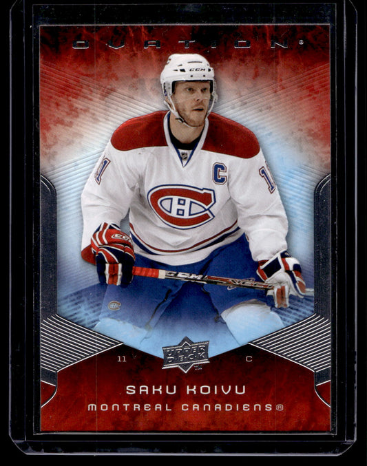 2008-09 Upper Deck Ovation - Saku Koivu #27