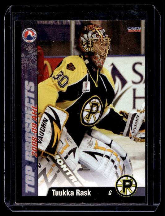 2008-09 Choice AHL Top Prospects - Tuukka Rask #34