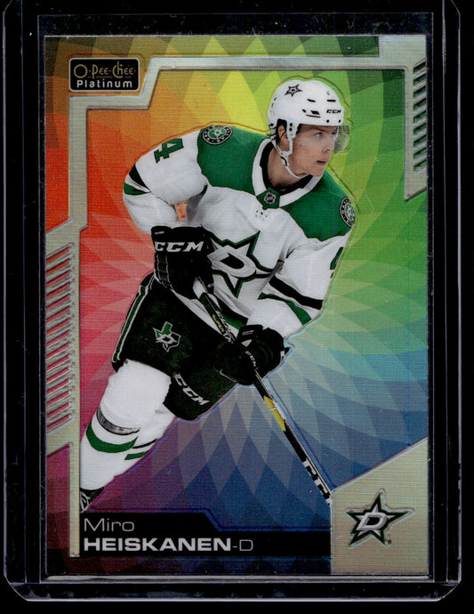 2020-21 Upper Deck OPC Platinum - Rainbow Color Wheel - Miro Heiskanen #44
