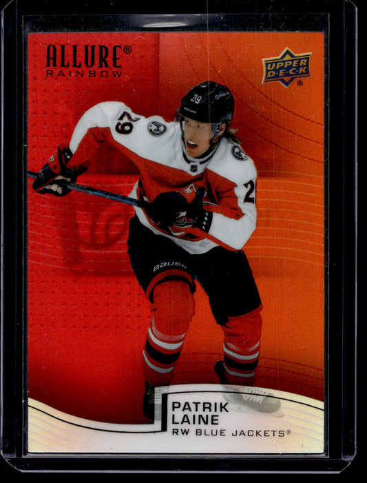 2021-22 Upper Deck Allure - Rainbow - Red Orange - Patrik Laine #R-82