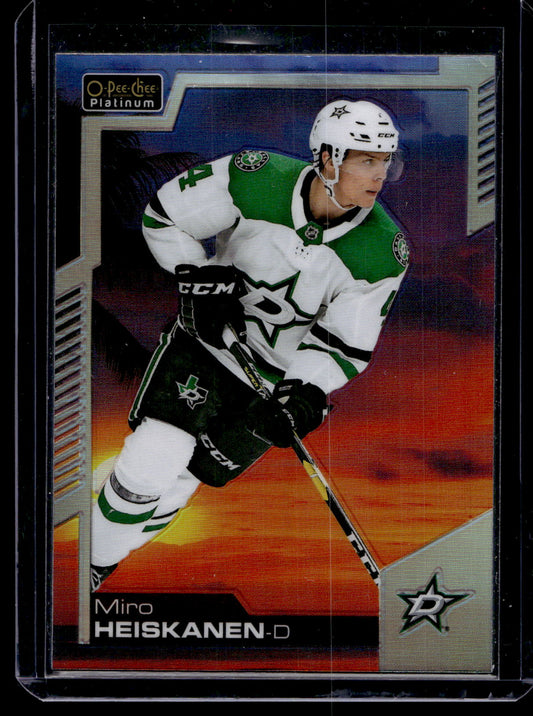 2020-21 Upper Deck OPC Platinum - Sunset - Miro Heiskanen #44