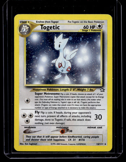 2000 Pokemon Neo Genesis - Holo - Togetic #16