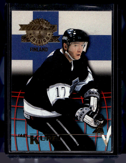 1994-95 Pinnacle - World Edition - Jari Kurri #WE7