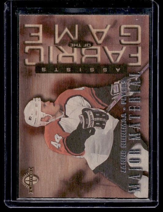 1997-98 Donruss Limited - Fabric of the Game - Janne Niinimaa #69 /1000