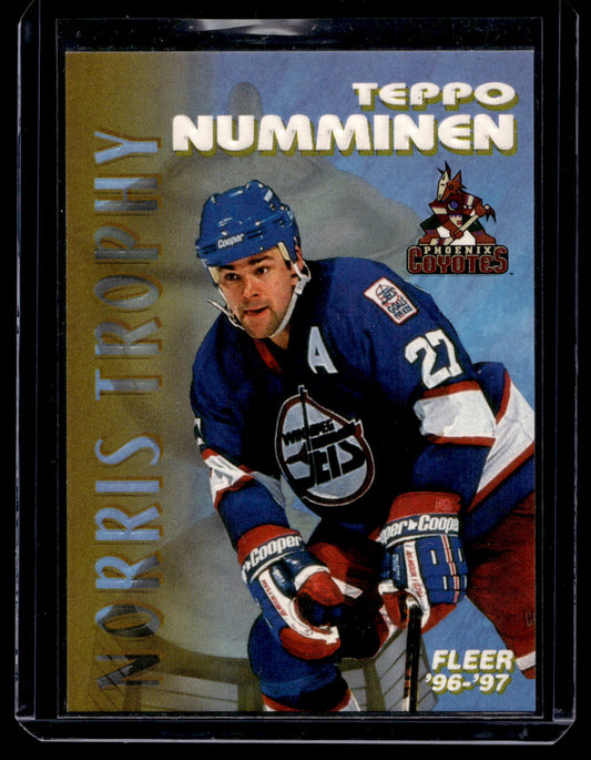 1996-97 Fleer - Norris Trophy - Teppo Numminen #8