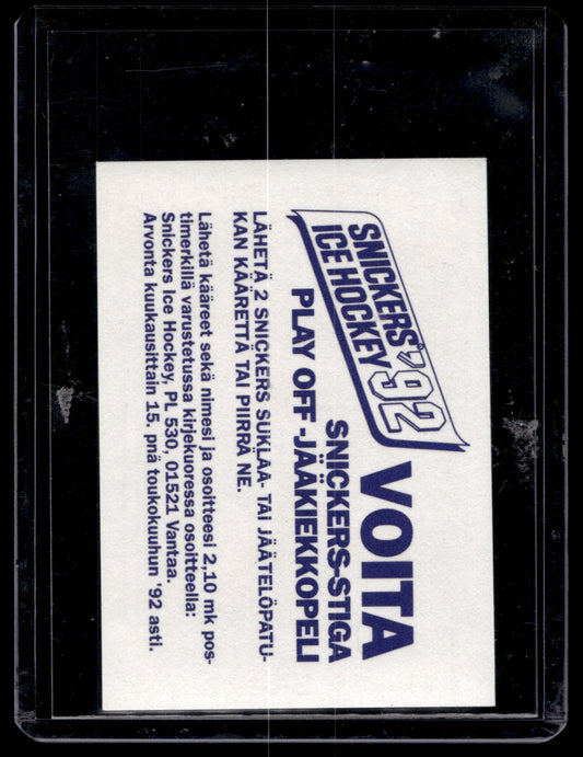 1992 Semic Snickers - Arne Billkvam #35
