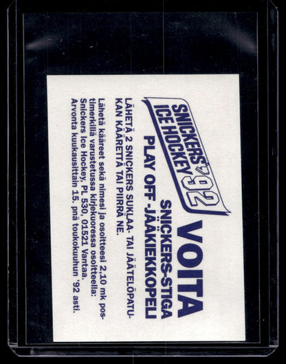 1992 Semic Snickers - Espen Knutsen #40