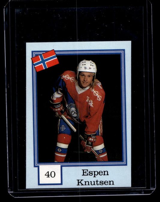 1992 Semic Snickers - Espen Knutsen #40