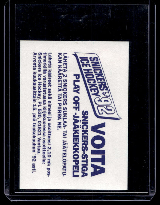 1992 Semic Snickers - Patrick Howald #216