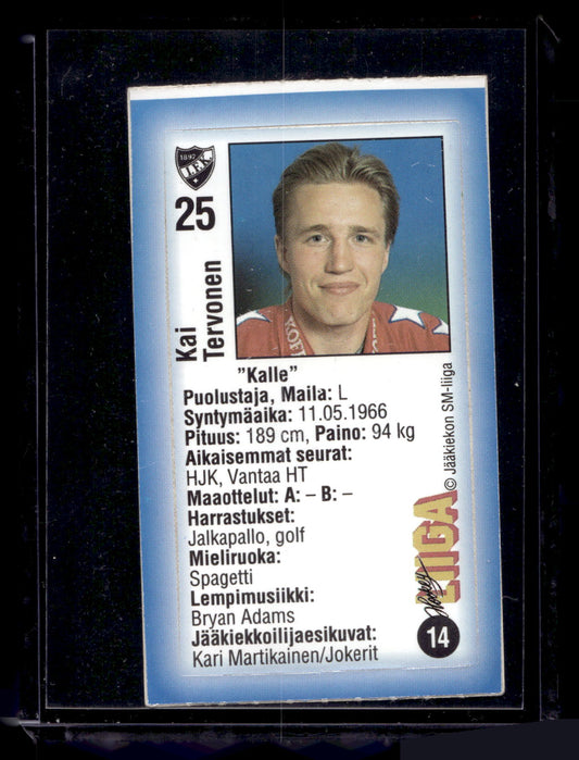 1992-93 JyväsHyvä HockeyLiiga - Kai Tervonen #14