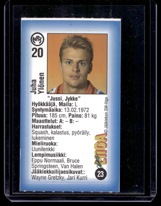 1992-93 JyväsHyvä HockeyLiiga - Juha Ylönen #23