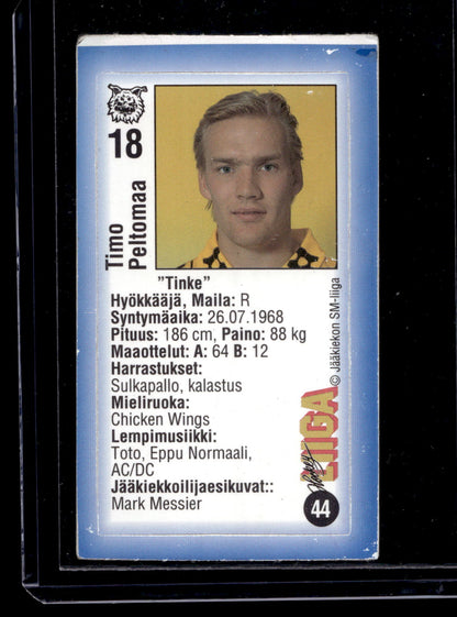 1992-93 JyväsHyvä HockeyLiiga - Timo Peltomaa #44