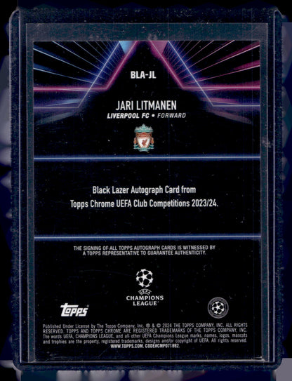 2023-24 Topps Chrome Velocity Autograph - Jari Litmanen #BLA-JL