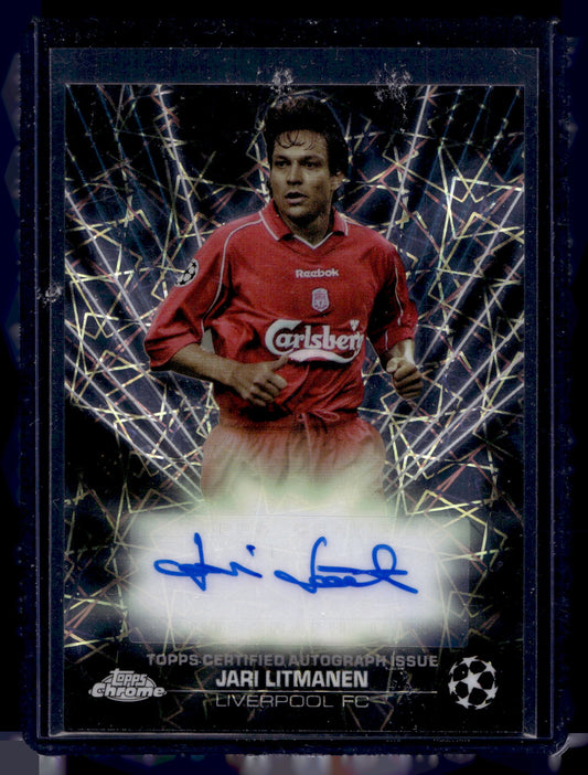 2023-24 Topps Chrome Velocity Autograph - Jari Litmanen #BLA-JL