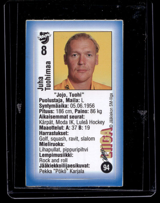 1992-93 JyväsHyvä HockeyLiiga - Juha Tuohimaa #94