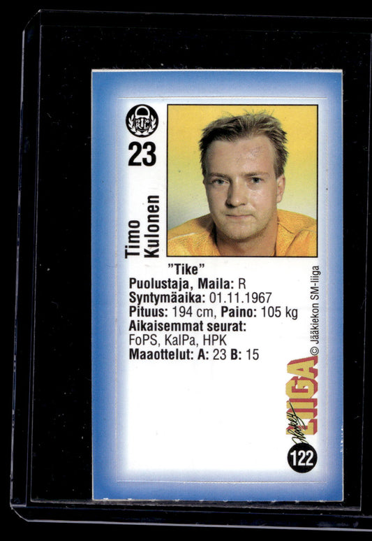 1992-93 JyväsHyvä HockeyLiiga - Timo Kulonen #122