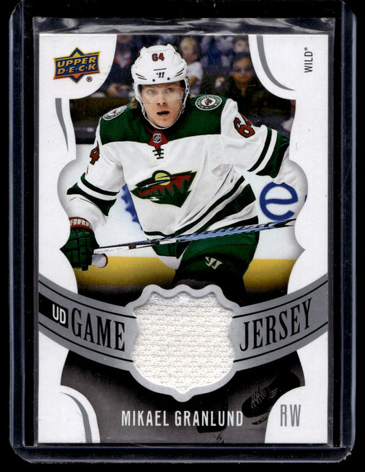 2018-19 Upper Deck - UD Game Jersey - Mikael Granlund #GJ-MG