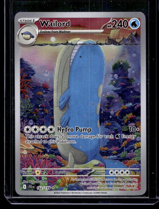 2025 Pokemon - Scarlet & Violet Journey Together - Illustration Rare - Wailord #162