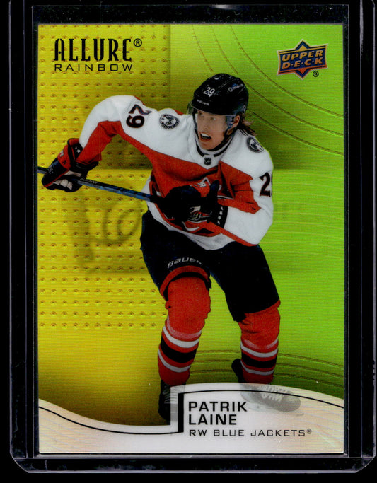 2021-22 Upper Deck Allure - Rainbow - Yellow Green - Patrik Laine #R-82