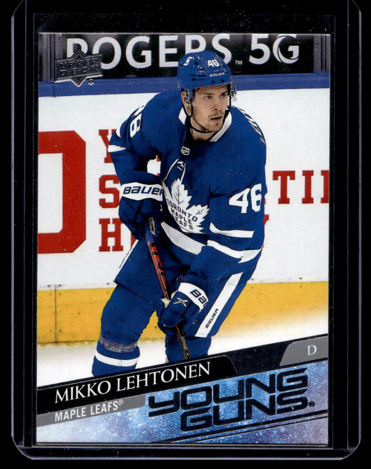 2020-21 Upper Deck Extended Series - Young Guns - Mikko Lehtonen #721 RC