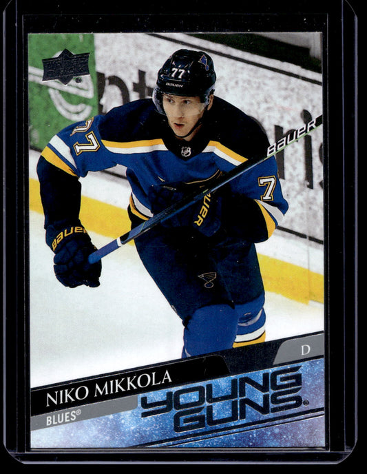 2020-21 Upper Deck Young Guns - Niko Mikkola #470 RC