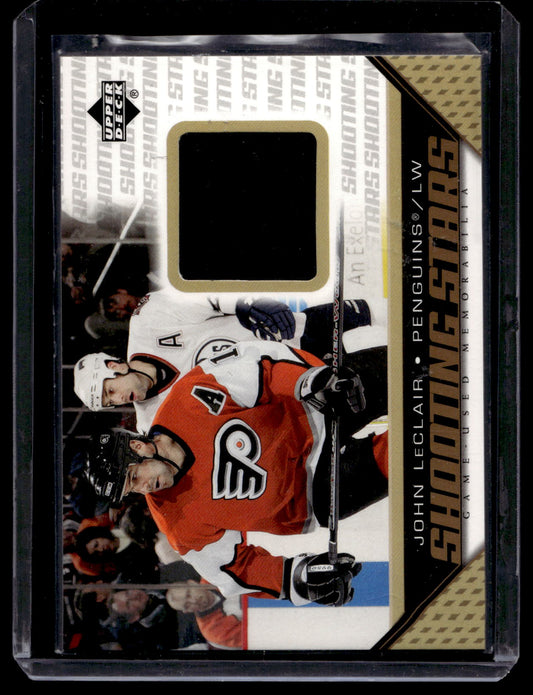 2005-06 Upper Deck - Shooting Stars Game-Used Memorabilia - John LeClair #S-JL