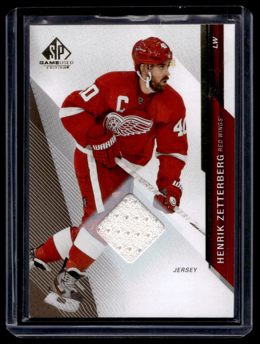 2014-15 Upper Deck SP Game Used - Gold Jerseys - Henrik Zetterberg #29