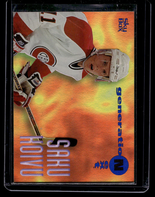 1995-96 Skybox Emotion - GeneratioNext - Saku Koivu #7