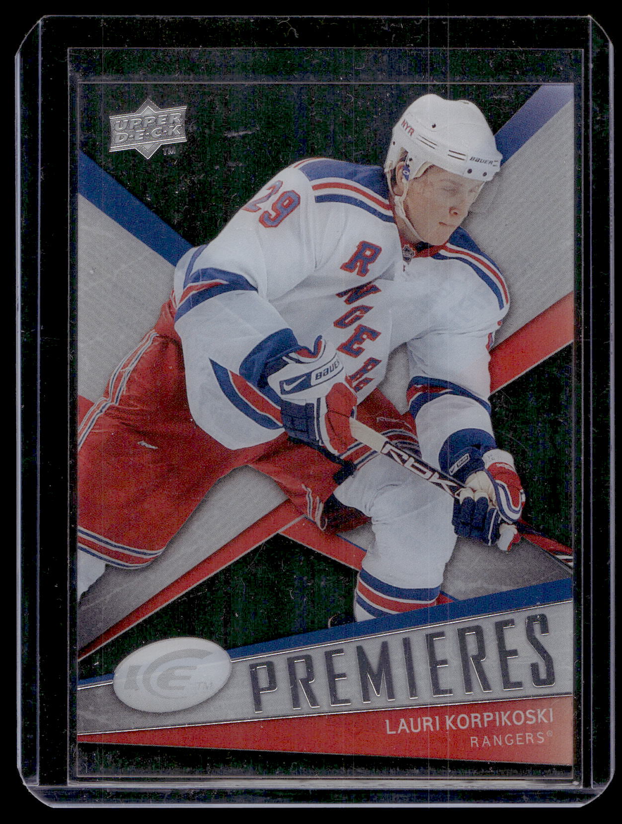 2008-09 Upper Deck Ice - Ice Premieres Level 2 - Lauri Korpikoski #163 /499 RC
