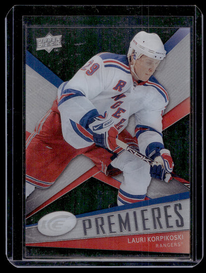 2008-09 Upper Deck Ice - Ice Premieres Level 2 - Lauri Korpikoski #163 /499 RC