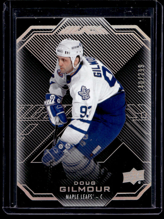 2016-17 UD Black - Doug Gilmour #40 /299