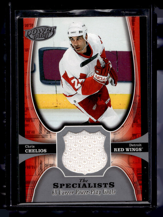 2005-06 Upper Deck Power Play - The Specialists Jerseys - Chris Chelios #TS-CC