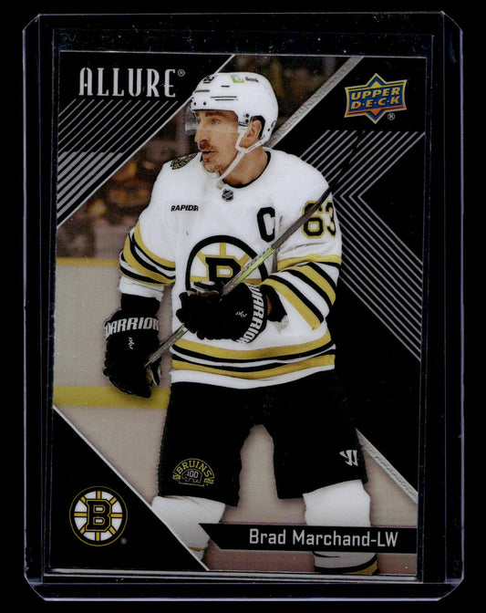 2024-25 Upper Deck Allure - Black Rainbow - Brad Marchand #24