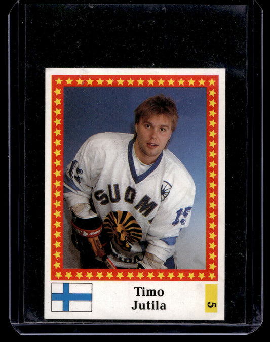 1991 Semic Marabou - Timo Jutila #5