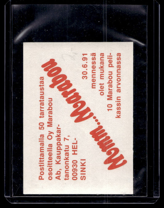 1991 Semic Marabou - Teppo Numminen #201