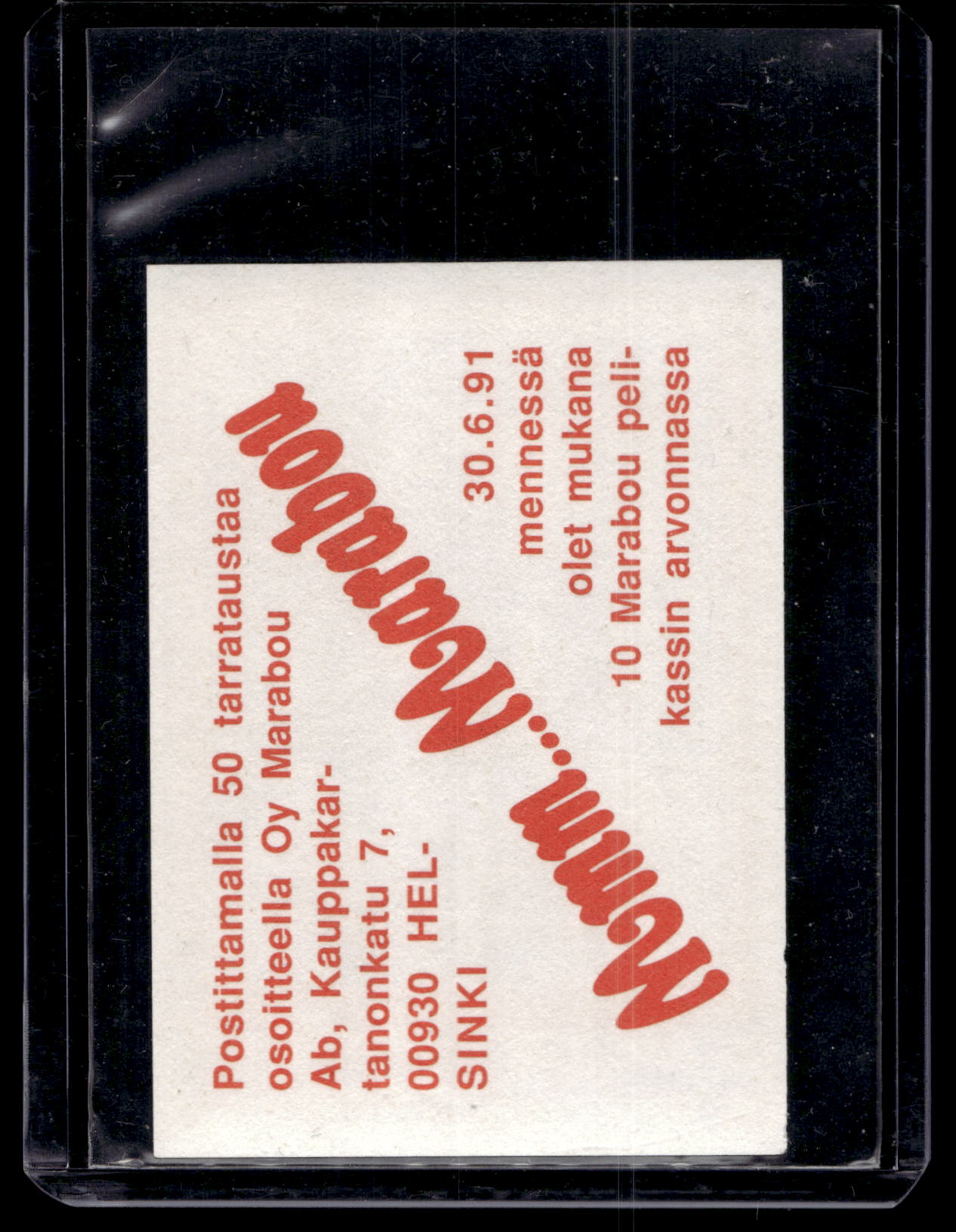 1991 Semic Marabou - Christian Ruuttu #205