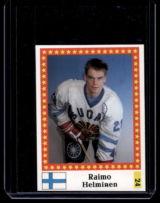 1991 Semic Blank Back - Raimo Helminen #24