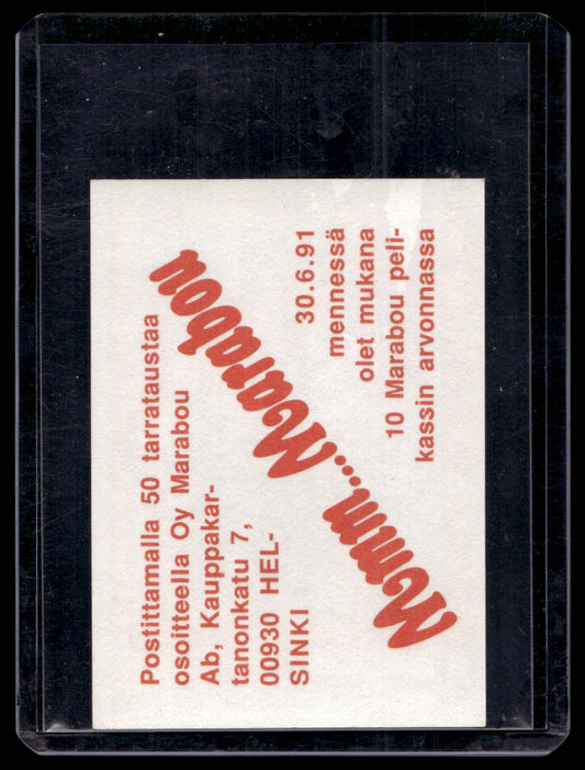 1991 Semic Marabou - Jukka Tammi #4