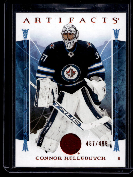 2022-23 Upper Deck Artifacts - Ruby - Connor Hellebuyck #141 /499