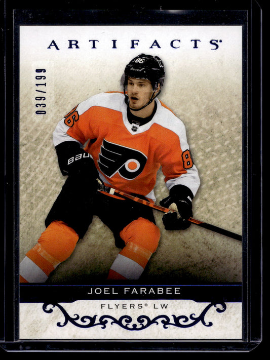 2021-22 Upper Deck Artifacts - Royal Blue - Joel Farabee #89 /199