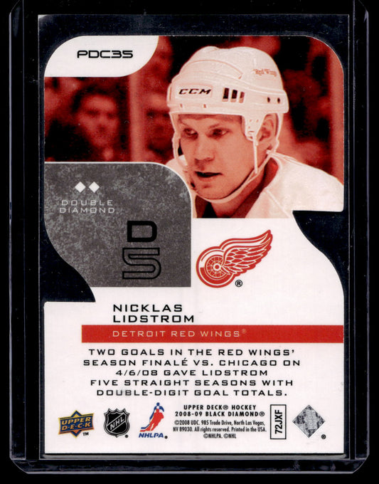 2008-09 Upper Deck Black Diamond - Premier Die-Cuts - Nicklas Lidstrom #PDC35