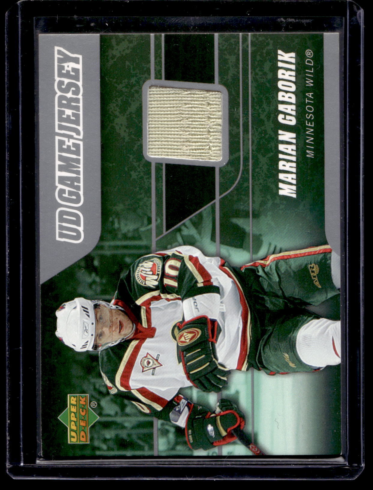 2006-07 Upper Deck - UD Game Jersey - Marian Gaborik #J-MG